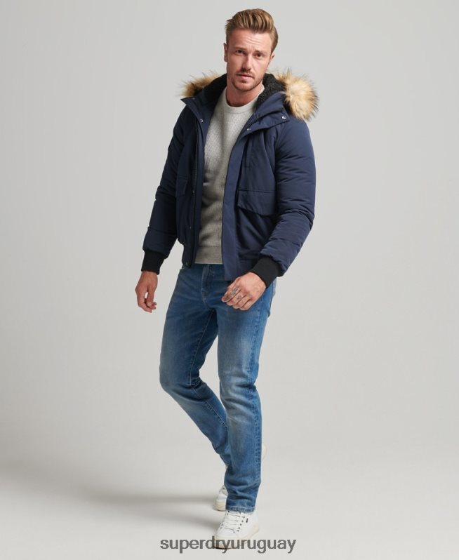 uy Superdry hombres chaqueta bomber everest Armada DT2N8Z964 ropa