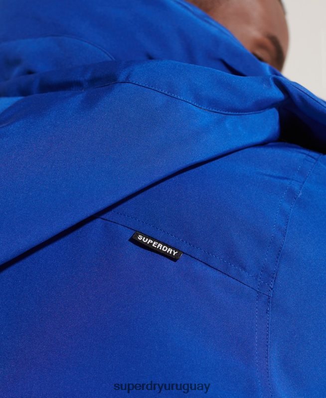 uy Superdry hombres chaqueta bomber everest azul DT2N8Z4615 ropa