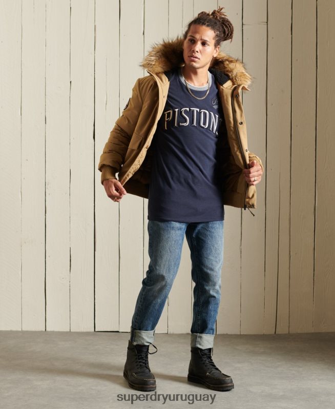 uy Superdry hombres chaqueta bomber everest broncearse DT2N8Z1055 ropa