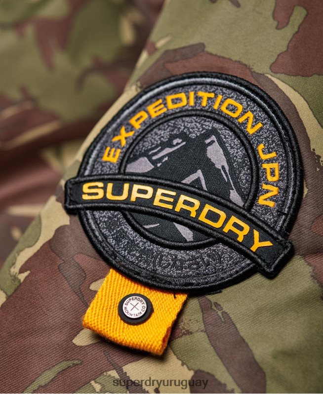 uy Superdry hombres chaqueta bomber everest caqui DT2N8Z4708 ropa