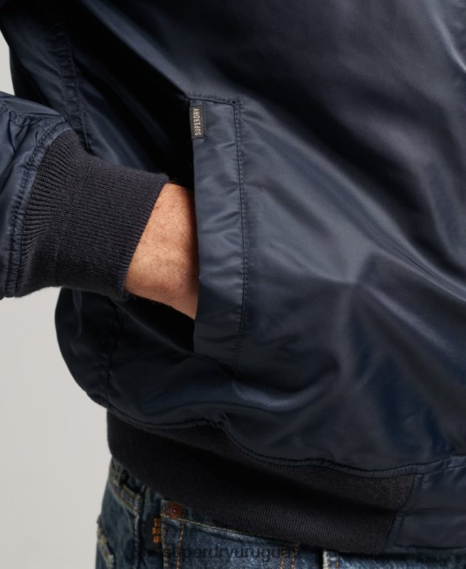 uy Superdry hombres chaqueta bomber ma1 vintage Armada DT2N8Z4703 ropa