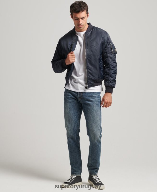 uy Superdry hombres chaqueta bomber ma1 vintage Armada DT2N8Z4703 ropa