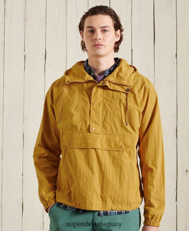 uy Superdry hombres chaqueta casual de montaña amarillo DT2N8Z4667 ropa