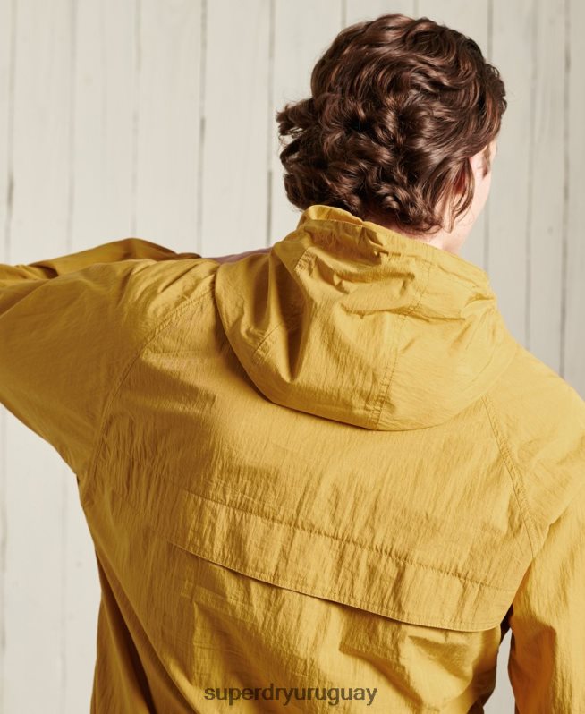 uy Superdry hombres chaqueta casual de montaña amarillo DT2N8Z4667 ropa