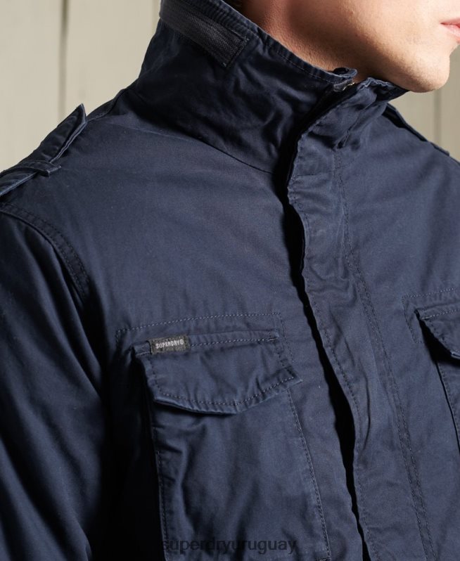 uy Superdry hombres chaqueta clásica de novato Armada DT2N8Z4603 ropa