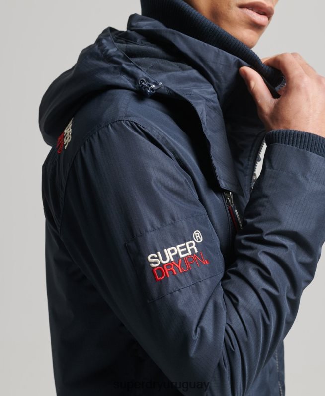 uy Superdry hombres chaqueta cortavientos mountain sd Armada DT2N8Z1014 ropa