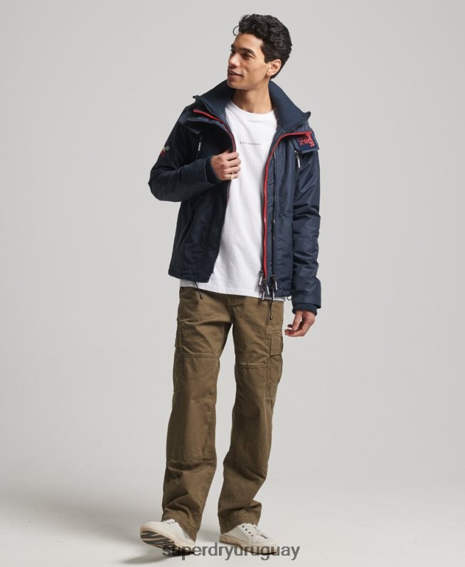 uy Superdry hombres chaqueta cortavientos mountain sd Armada DT2N8Z1014 ropa