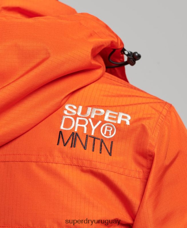 uy Superdry hombres chaqueta cortavientos mountain sd naranja DT2N8Z944 ropa