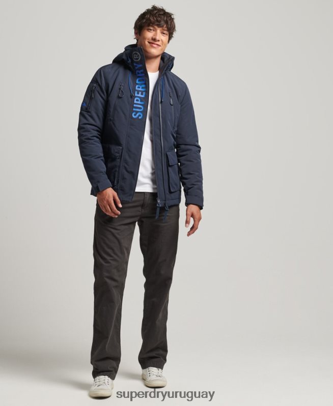 uy Superdry hombres chaqueta cortavientos ultimate sd Armada DT2N8Z1092 ropa