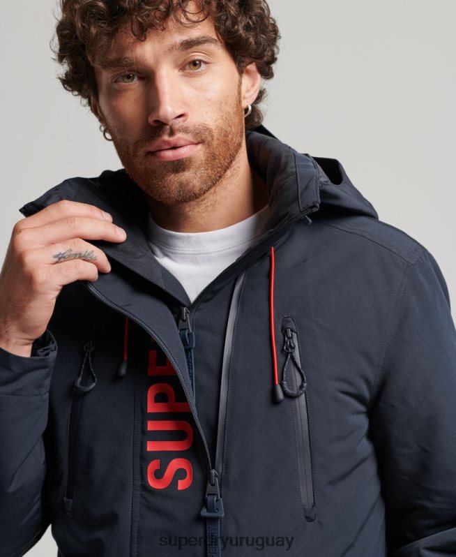 uy Superdry hombres chaqueta cortavientos ultimate sd Armada DT2N8Z1101 ropa