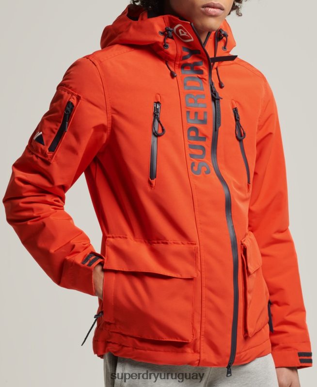 uy Superdry hombres chaqueta cortavientos ultimate sd naranja DT2N8Z1091 ropa