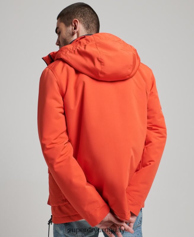 uy Superdry hombres chaqueta cortavientos ultimate sd naranja DT2N8Z998 ropa