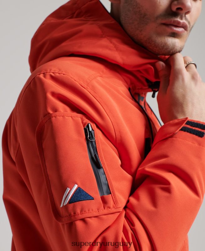 uy Superdry hombres chaqueta cortavientos ultimate sd naranja DT2N8Z998 ropa