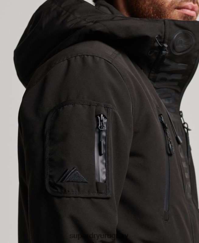 uy Superdry hombres chaqueta cortavientos ultimate sd negro DT2N8Z1119 ropa