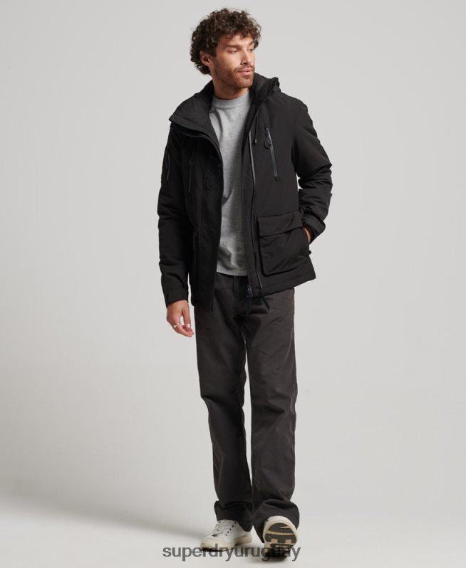 uy Superdry hombres chaqueta cortavientos ultimate sd negro DT2N8Z1119 ropa