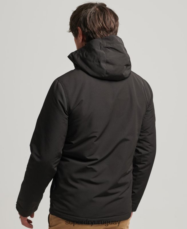 uy Superdry hombres chaqueta cortavientos ultimate sd negro DT2N8Z1187 ropa