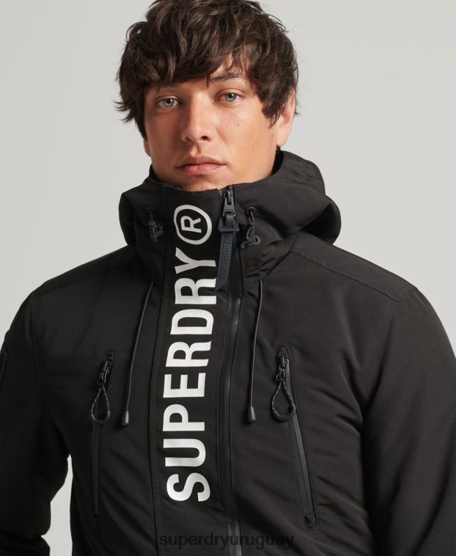 uy Superdry hombres chaqueta cortavientos ultimate sd negro DT2N8Z1187 ropa
