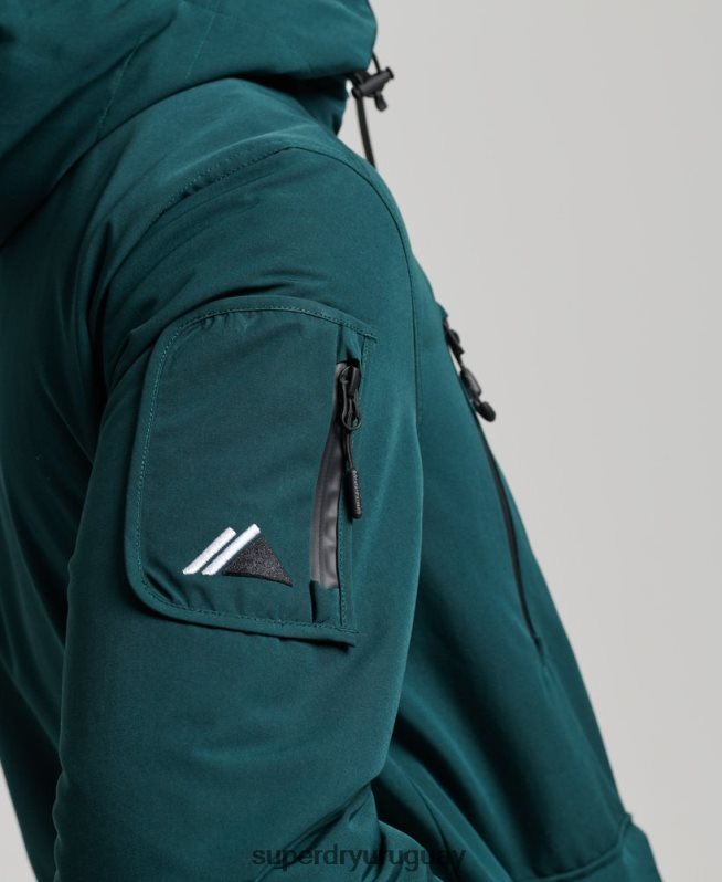 uy Superdry hombres chaqueta cortavientos ultimate sd verde DT2N8Z1152 ropa