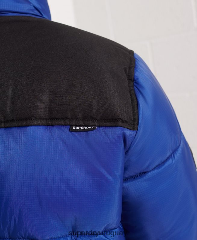 uy Superdry hombres chaqueta de código azul DT2N8Z4677 ropa