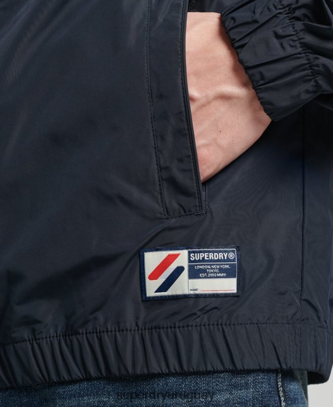 uy Superdry hombres chaqueta de chándal Armada DT2N8Z1153 ropa