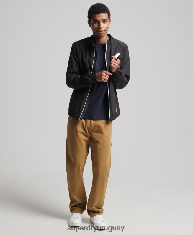 uy Superdry hombres chaqueta de chándal negro DT2N8Z1172 ropa