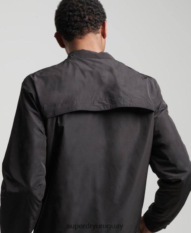 uy Superdry hombres chaqueta de chándal negro DT2N8Z1172 ropa