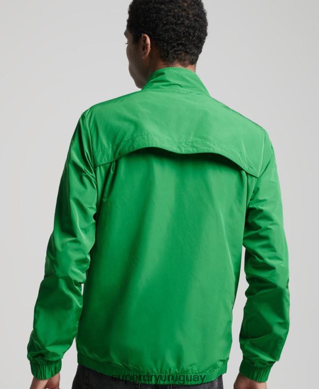 uy Superdry hombres chaqueta de chándal verde DT2N8Z4616 ropa