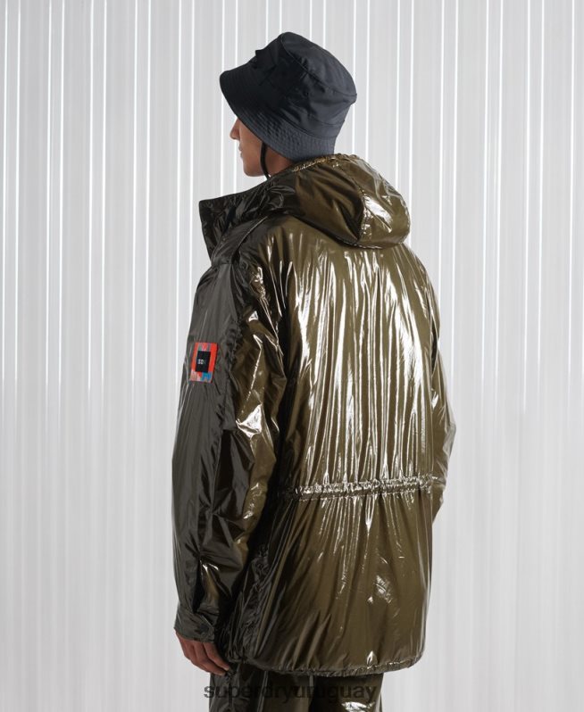 uy Superdry hombres chaqueta de edición limitada sdx m65 de alto brillo verde DT2N8Z4584 ropa