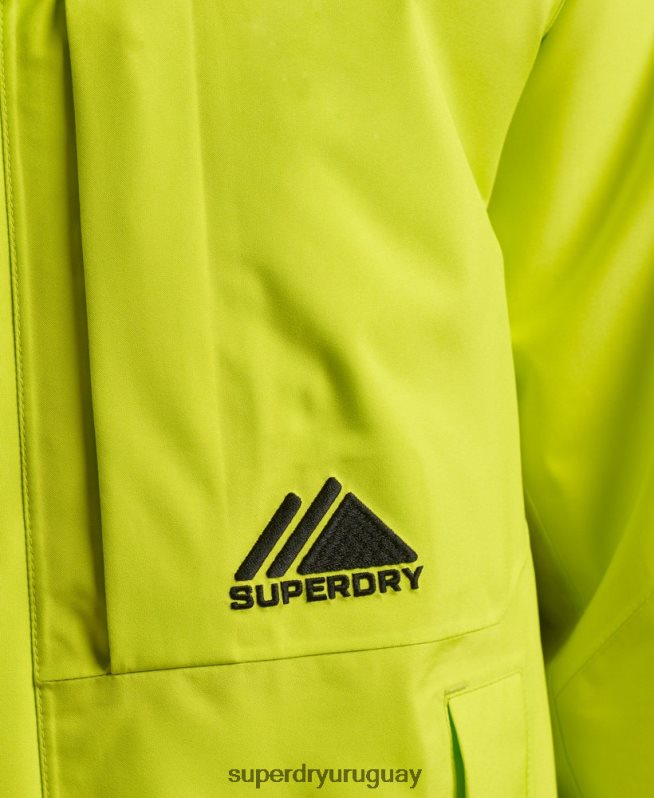 uy Superdry hombres chaqueta de nieve ultra amarillo DT2N8Z977 ropa