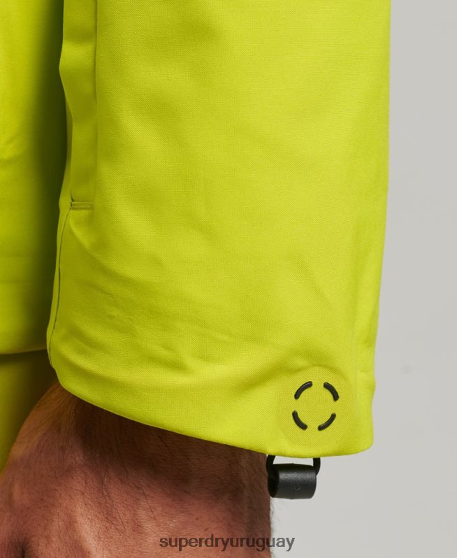uy Superdry hombres chaqueta de nieve ultra amarillo DT2N8Z977 ropa