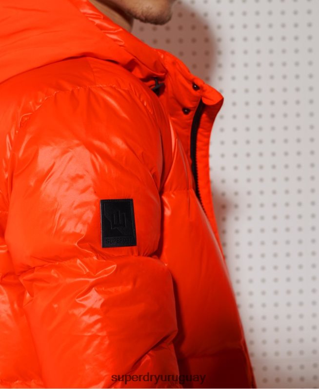 uy Superdry hombres chaqueta de rescate de descenso de montaña naranja DT2N8Z4601 ropa