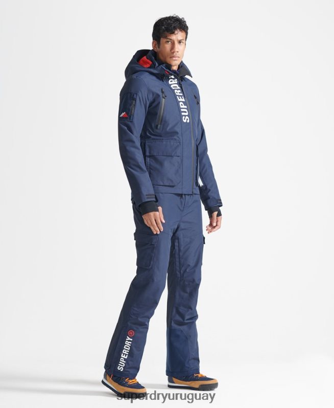 uy Superdry hombres chaqueta de rescate definitiva Armada DT2N8Z6466 ropa