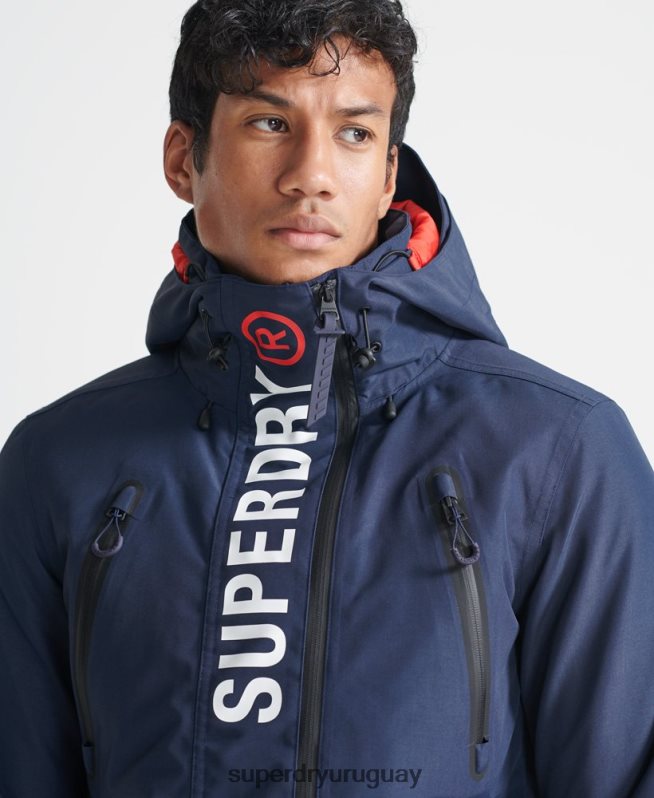uy Superdry hombres chaqueta de rescate definitiva Armada DT2N8Z6466 ropa