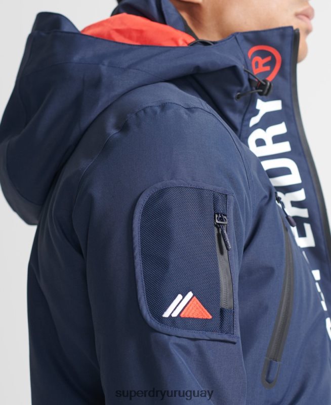 uy Superdry hombres chaqueta de rescate definitiva Armada DT2N8Z6466 ropa