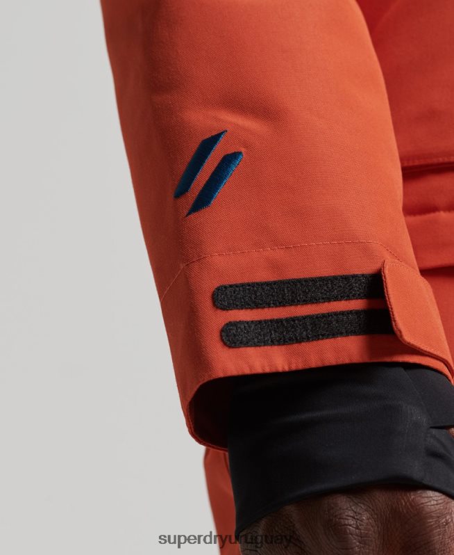 uy Superdry hombres chaqueta de rescate definitiva naranja DT2N8Z1377 ropa