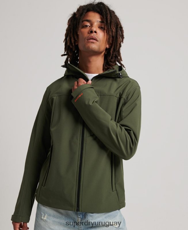 uy Superdry hombres chaqueta de senderismo caqui DT2N8Z1063 ropa
