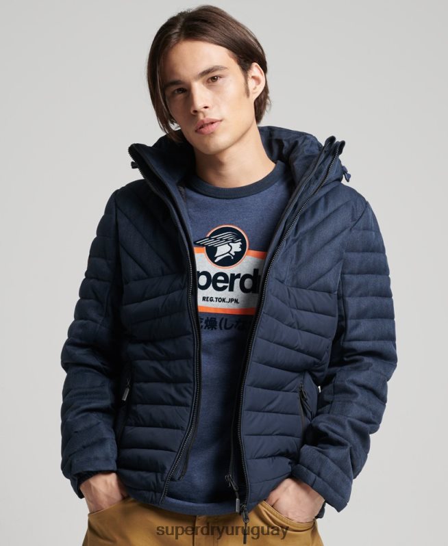 uy Superdry hombres chaqueta fuji de mezcla de tweed Armada DT2N8Z4625 ropa