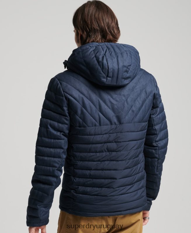 uy Superdry hombres chaqueta fuji de mezcla de tweed Armada DT2N8Z4625 ropa
