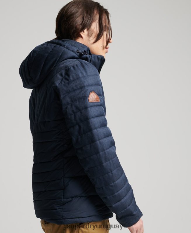 uy Superdry hombres chaqueta fuji de mezcla de tweed Armada DT2N8Z4625 ropa