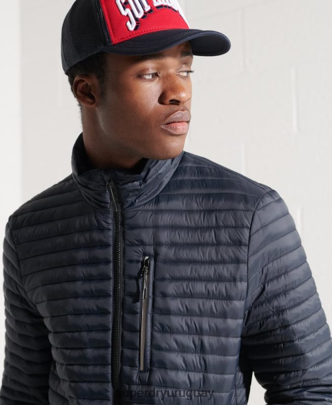uy Superdry hombres chaqueta fuji plegable sin capucha Armada DT2N8Z1177 ropa