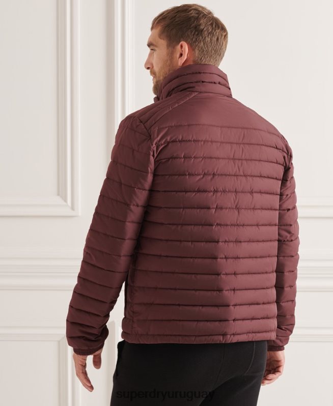 uy Superdry hombres chaqueta fuji sin capucha studios rojo DT2N8Z1154 ropa