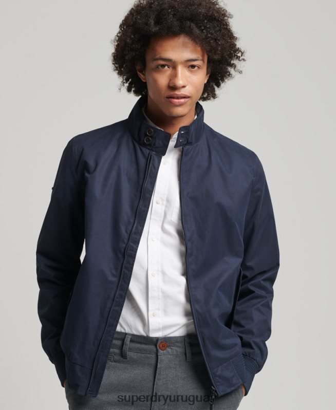 uy Superdry hombres chaqueta harrington icónica Armada DT2N8Z4443 ropa