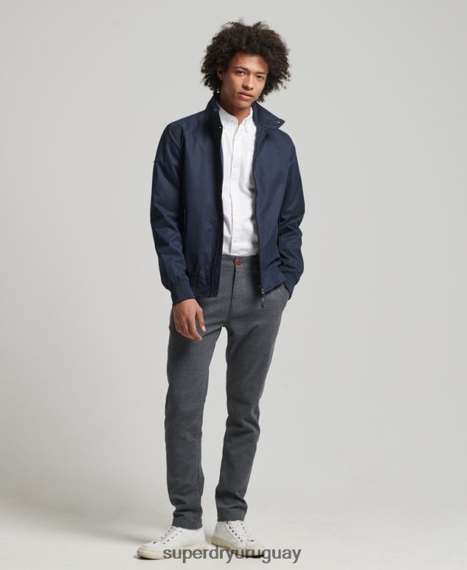 uy Superdry hombres chaqueta harrington icónica Armada DT2N8Z4443 ropa