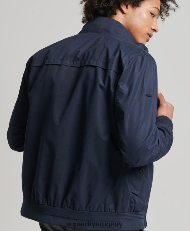 uy Superdry hombres chaqueta harrington icónica Armada DT2N8Z4443 ropa