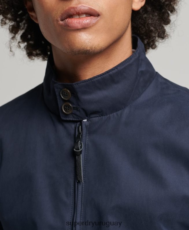 uy Superdry hombres chaqueta harrington icónica Armada DT2N8Z4443 ropa