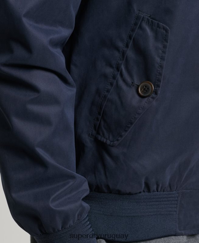 uy Superdry hombres chaqueta harrington icónica Armada DT2N8Z4443 ropa