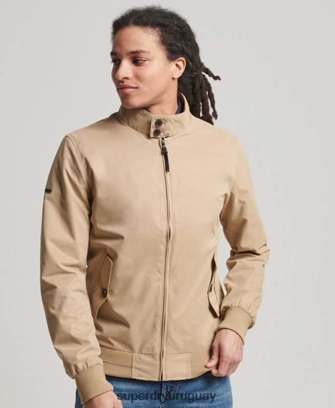 uy Superdry hombres chaqueta harrington icónica broncearse DT2N8Z4709 ropa