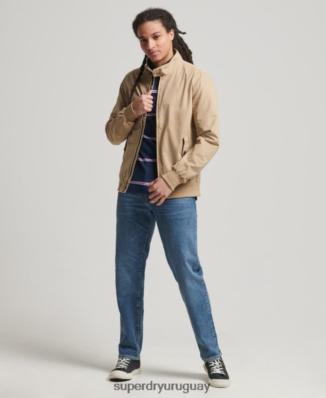 uy Superdry hombres chaqueta harrington icónica broncearse DT2N8Z4709 ropa