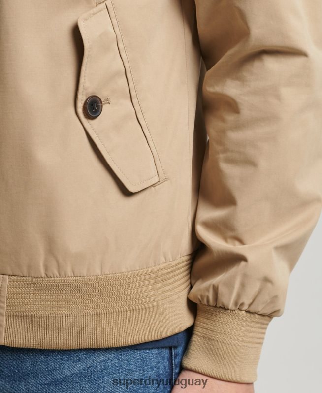 uy Superdry hombres chaqueta harrington icónica broncearse DT2N8Z4709 ropa
