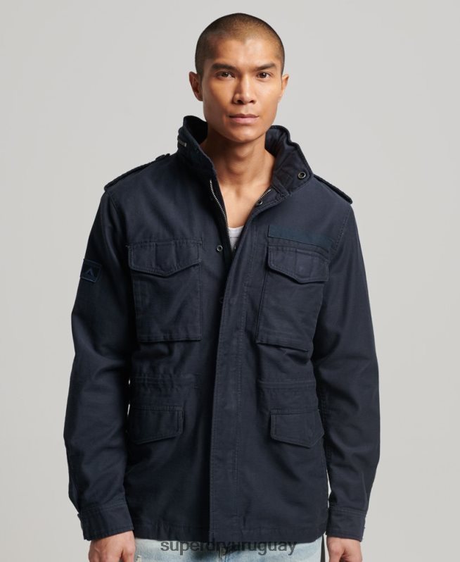 uy Superdry hombres chaqueta militar m65 Armada DT2N8Z1130 ropa
